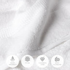 Superior Solid Egyptian Cotton Bath Towel Set - Image 7