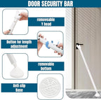 2 Pack Door Security Bar, Heavy Duty Metal Door Stoppers Security Patio Bars - Image 5