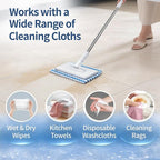 Disposables Dust Mini Mop 2026 New Lazy Mop Magnetic Clip Zero Touch on Snap - Image 3