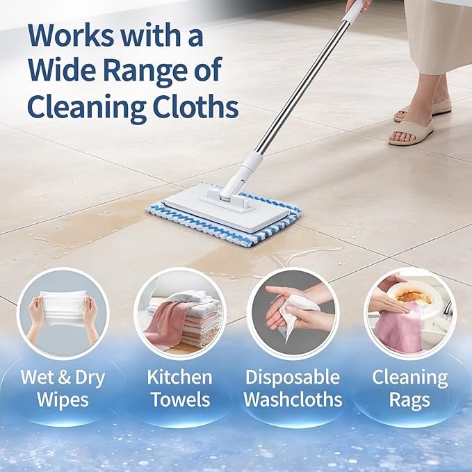 Disposables Dust Mini Mop 2026 New Lazy Mop Magnetic Clip Zero Touch on Snap - Image 3