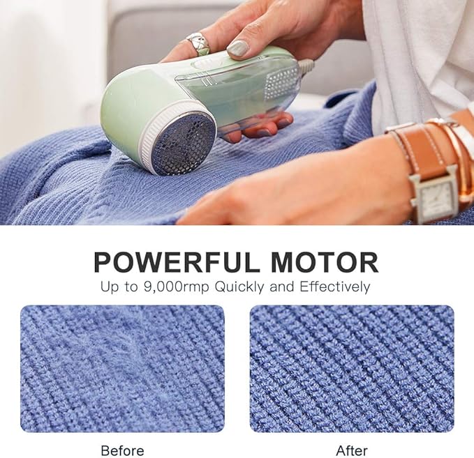 Fabric Shaver, Fuzz Balls Pills Lint Remover, AC120V Plug and Play - Image 3
