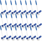 LOLA Classic Toilet Brush w/Under-The-Rim Scrubber, 24 Pack, Deep Cleans The by LolaProducts