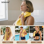 SEMAXE Hand Towels for Bathroom, 100% Cotton Towels - Image 6