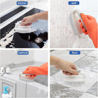 Scrub Brushes for Cleaning Bathtub Scrubber Heavy Duty Scrub Brush - Image 5
