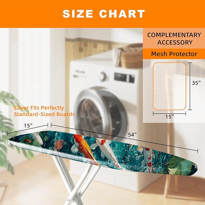Ironing Board Cover 15x54 Inch- Standard Cotton Cover - Image 5