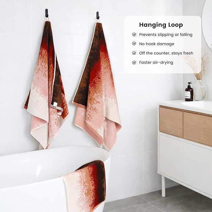 SEMAXE 12-Piece Family Bathroom Towel Set - Image 4