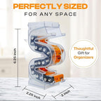 Battery Ladder™ for 9V Batteries | Vertical Storage Case & Dispenser | - Image 2