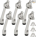 6 Pack Kickdown Door Stop, Commercial Heavy Duty Door Stop, Door Stoppers by LISHINE