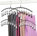 Legging Hangers for Closet Organizer, Hat Hangers for Closet 4 Pack by Arkeiliy
