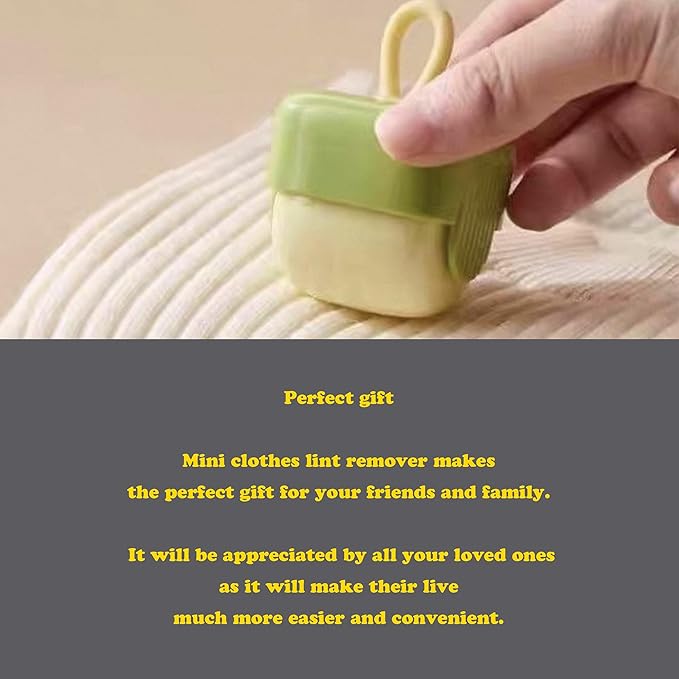 Mini Cube Washable Lint Remover, Portable Clothes Hair Ball Trimmer, Manual - Image 7