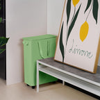 Slim Laundry Hamper with Lid and Wheels, Small Rolling Laundry Basket with - Image 7