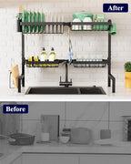 Kitsure Over The Sink Dish Drying Rack - Image 7