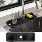 18 Inch Silicone Faucet Mat for Kitchen Sink Splash Guard – 2025 Upgraded by Unknown