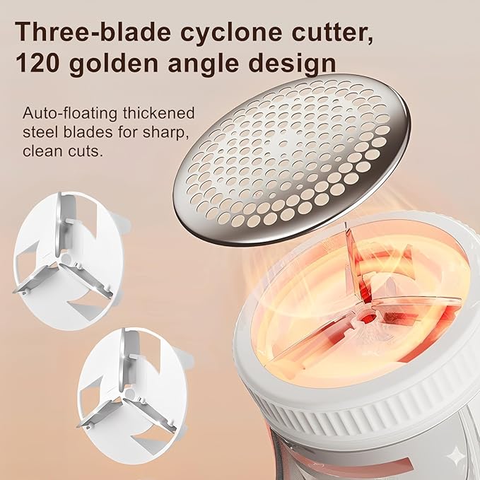 Only Compatible with Beautural Fabric Shaver Replacement Blades, 3-Leaf Blades - Image 2