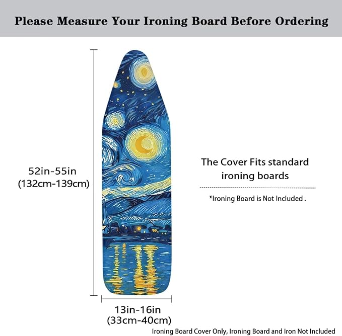 Starry Sky Ironing Board Cover and Pad Stretch Thick Padding Heavy Duty Iron - Image 5