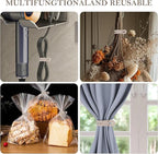 Donruby 30Pcs Silicone Cable Ties - Image 4