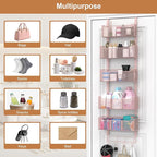 Over The Door Organizer, Metal Door Organizer Hanging - Image 8