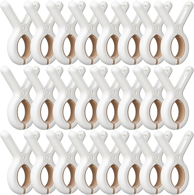 24 Pack Plastic Clothes Pins by Sunkaioo