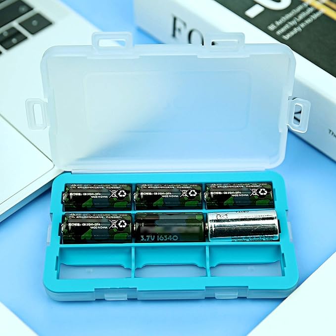 JJC Silicone Interior Battery Case Holder Organizer, PP Battery Storage Box - Image 7