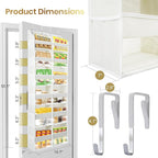 HOMELUX THEORY UPGRADED 6 Tiers Over The Door Organizer Hanging - Image 2