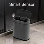ELPHECO Bathroom Motion Sensor Trash can 2 Gallon Automatic Garbage Can - Image 3