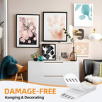 XL Picture Hanging Strips Heavy Duty, 80 Strips Damage Free Removal Picture - Image 5