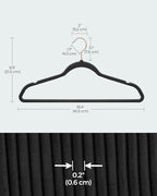 SONGMICS Slim Velvet Hangers, Non-Slip Clothes Hangers - Image 6