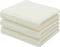 Mia's Dream Premium Cotton Waffle Bathroom Towel Set, 3 Pack Quick Drying by MiasDream