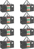 VENO 8 Pack Moving Bags, Comforter and Blanket Storage Bags by Veno