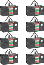 VENO 8 Pack Moving Bags, Comforter and Blanket Storage Bags by Veno