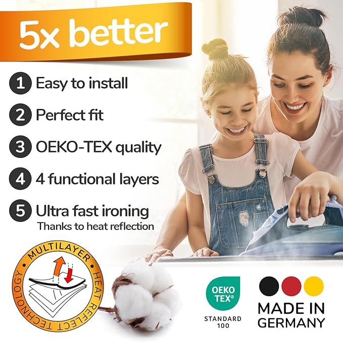 Super Soft Ironing Board Cover and Pad – 50% Faster Ironing - Image 2