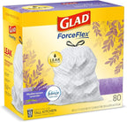 Glad ForceFlex Tall Kitchen Trash Bags, 13 Gallon, Gain Lavender - Image 10