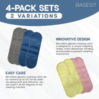 Eyeglass Cleaning Cloth, 4 Pack, Eyeglass Cleaning Wipes, Lens Wipes - Image 3