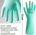 Rubber Cleaning Dishwashing Kitchen-Gloves - Image 6