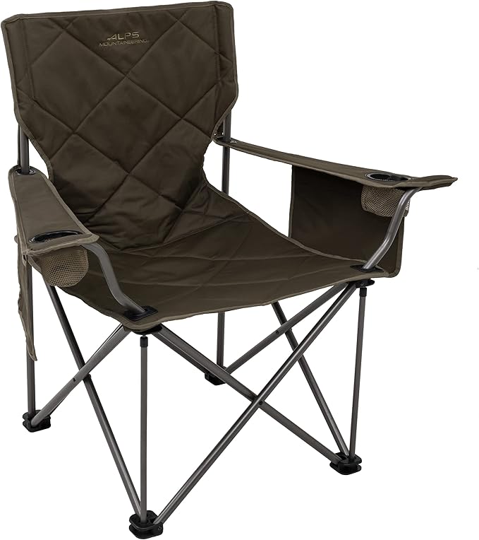 ALPS Mountaineering King Kong Camping Chairs for Adults with Mesh Cup Holders and Pockets, Built Durable and Reliable with Compact Foldable Steel Frame - Image 5