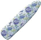Hummingbird Hydrangea Ironing Board Cover Large Floral Extra Wide Table Top by Hinthetall