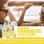 HoogaLife Car Air Freshener Diffuser 2 Pack Hanging Pistachio Salty Caramel Car - Image 4