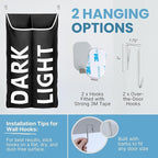 Hanging Laundry Hamper Bag XL 40x22", Space Saving over the Door Storage Bags - Image 6