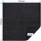 HOMEXCEL Black Microfiber Cleaning Cloth, 12 Pack Premium Microfiber Towels - Image 7