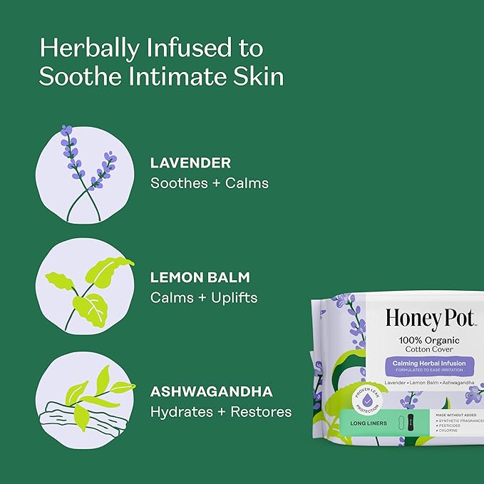 Honey Pot - Calming Long Panty Liners - Image 2