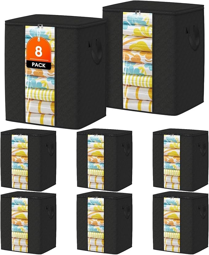 Clothes Storage Bags, 80L Large Capacity Containers by Unknown