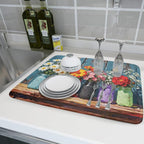 Spring Summer Floral Dish Drying Mat - Image 6