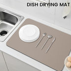 WISELIFE Dish Drying Mat Super Absorbent Drying Mat Large Dish Drying Mats - Image 6