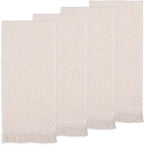 Boho Bathroom Decor Hand Towel 4 Pack 100% Turkish Cotton 14 x 30 Inch Boho by JOHOKAKITI