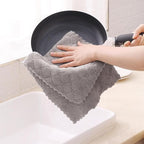 Homaxy 18 Pack Dish Towels for Kitchen, Super Soft and Absorbent Coral Velvet - Image 5