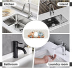 Kitchen Sink Splash Guard Faucet Mat Autumn Pumpkin Floral 15"x5.5", Diatom Mat - Image 8