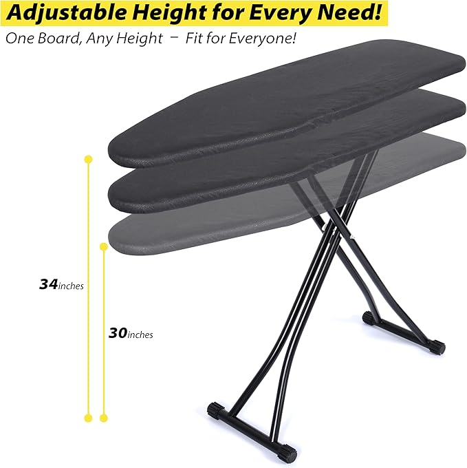 Ironing Board-Foldable Adjustable Height Iron Board - Image 6