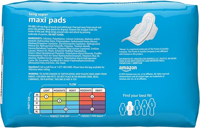 Amazon Basics Thick Maxi Pads - Image 2
