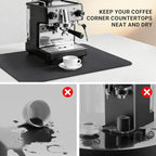Coffee Bar Mat 20x12 Inch, Absorbent Hide Stain Rubber Backed Dish Drying Mat - Image 5