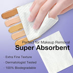 Disposable Face Towels, Biodegradable Soft & Skin Friendly Face Towelettes - Image 2
